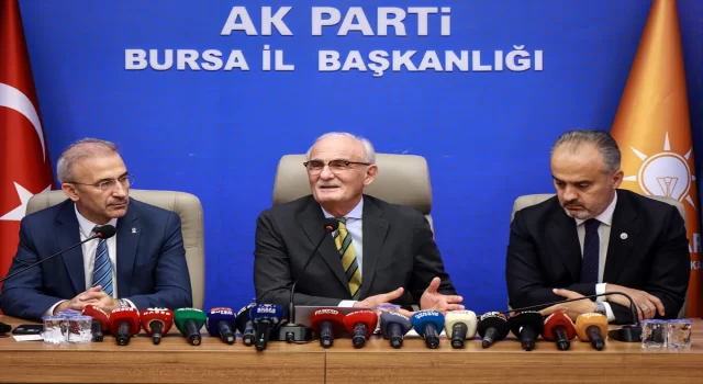 AK Parti Yerel Yönetimler Başkanı Yılmaz, Bursa’da konuştu: