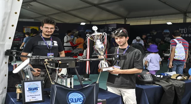 Uluslararası yarışmayı kazanan ”kargo dron” TEKNOFEST’te görücüye çıktı