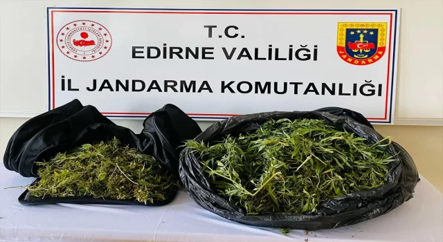 Edirne’de 6 kilo 938 gram esrar ele geçirildi
