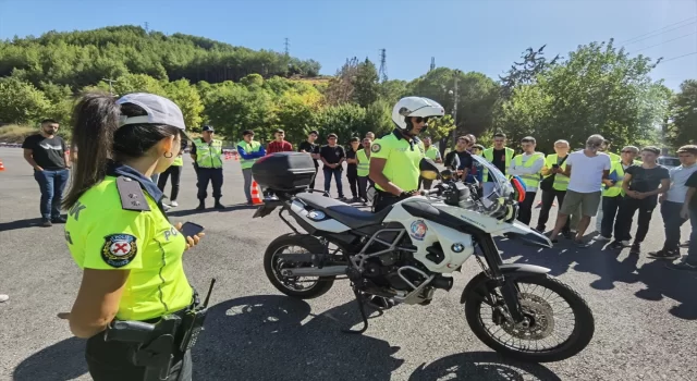 Muğla’da motosiklet kullananlara güvenli sürüş eğitimi