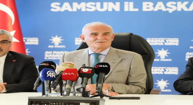 AK Parti Yerel Yönetimler Başkanı Yusuf Ziya Yılmaz, Samsun’da konuştu: