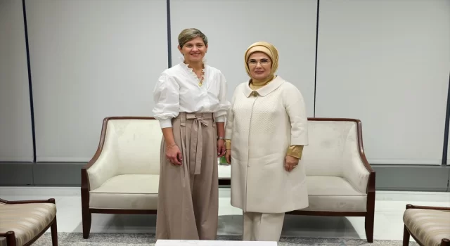 Emine Erdoğan, New York’ta Kolombiya Cumhurbaşkanı’nın eşi ile bir araya geldi