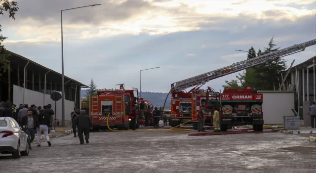 GÜNCELLEME Uşak’ta iki tekstil fabrikasında hasara yol açan yangın kontrol altına alındı