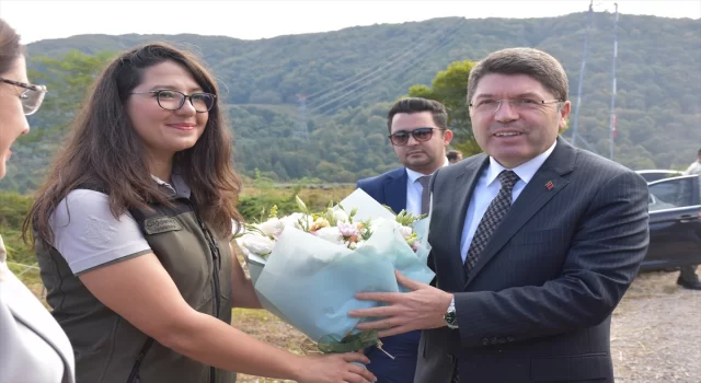 Adalet Bakanı Tunç, Amasra’da Maden Şehitleri Hatıra Ormanı açılışında konuştu:
