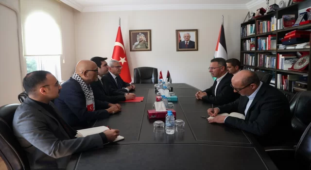 Vatan Partisinden Filistin’in Ankara Büyükelçisi Mustafa’ya ziyaret