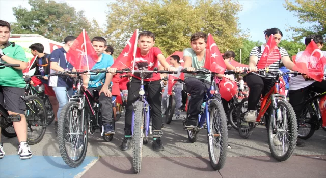 Tekirdağ’da ”100. Yıl Cumhuriyet Bisiklet Turu” düzenlendi