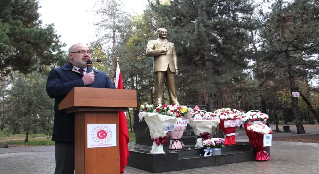 Büyük Önder Atatürk, ebediyete intikalinin 85’inci yılında Kırgızistan’da anıldı