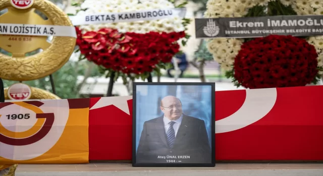 Galatasaray Kulübünün eski yöneticilerinden Erzen, son yolculuğuna uğurlandı