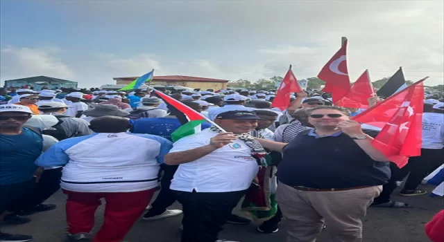 Cibuti’de Filistin’e destek yürüyüşü düzenlendi