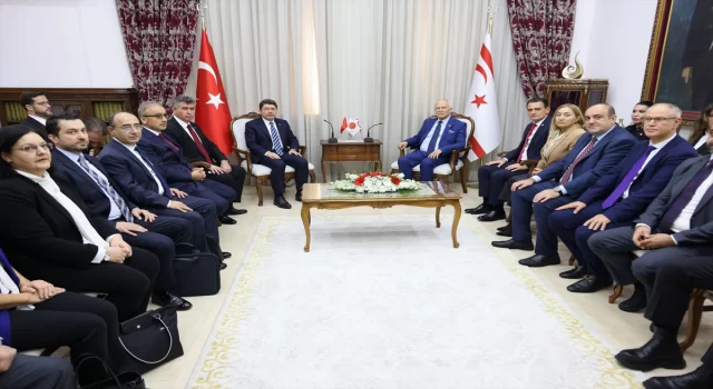 Adalet Bakanı Tunç, KKTC Cumhuriyet Meclisi Başkanı Töre’yi ziyaret etti