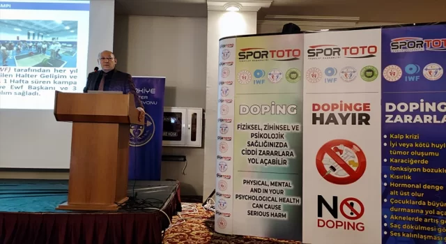 Halterde antrenör vize gelişim ve doping semineri Antalya’da yapıldı