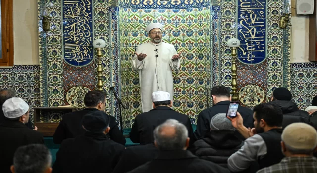 Diyanet İşleri Başkanı Erbaş, İstanbul’da Filistin’e dua buluşmasına katıldı