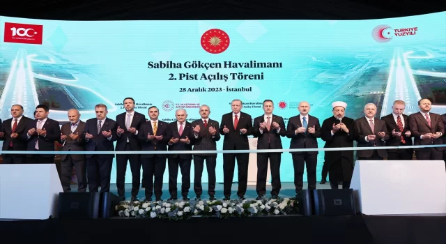 Bakan Uraloğlu, Sabiha Gökçen Havalimanı 2. Pist Açılış Töreni’nde konuştu: