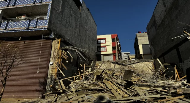 Gaziantep’te inşaatın tablasının çökmesi sonucu 2 işçi yaralandı