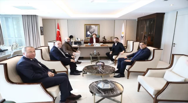 İYİ Parti Genel Başkanı Akşener, gazeteci Kafkas ve Çardaklı’yı kabul etti