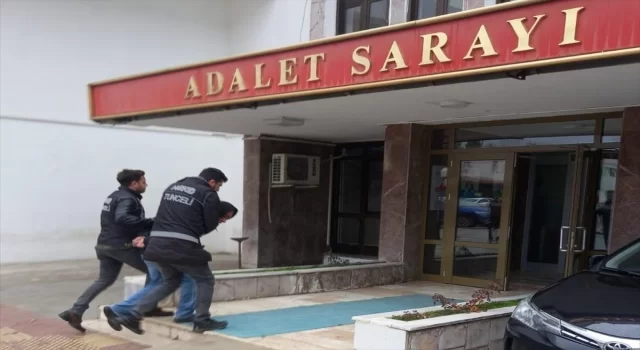 Tunceli’de uyuşturucu operasyonunda yakalanan sanık tutuklandı