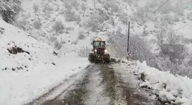 Bingöl, Şırnak ve Siirt’te kar sebebiyle 158 köy yolu ulaşıma kapandı