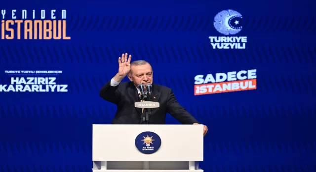 Cumhurbaşkanı Erdoğan: ”Bunların çevreden anladıkları yalnızca bu kavramın ardına sığınarak şehri yakıp yıkan çapulculara sahip çıkmaktır.”