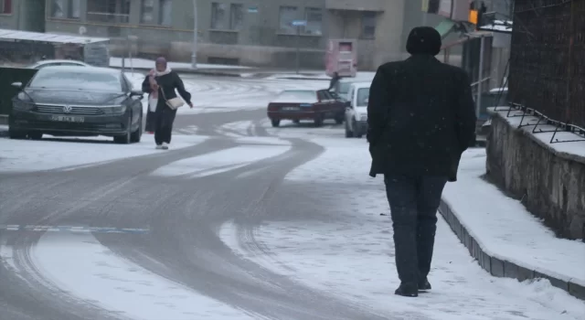 Erzurum, Ardahan ve Kars’ta kar etkili oldu