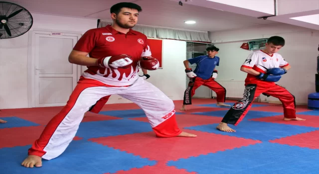 Avrupa şampiyonu milli kick boksçu Cihan Aksun, Dünya Şampiyonası’na odaklandı