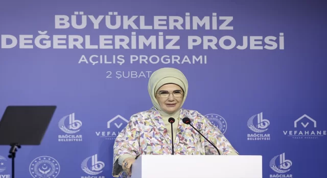 Emine Erdoğan, ”Büyüklerimiz Değerlerimiz Projesi”nin tanıtımına katıldı: