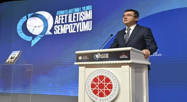 Cumhurbaşkanlığı İletişim Başkanı Altun, Afet İletişimi Sempozyumu’nda konuştu: