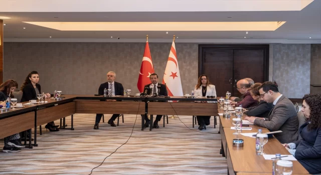 KKTC Dışişleri Bakanı Ertuğruloğlu, Ankara’da basın mensuplarıyla bir araya geldi: