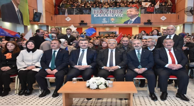 AK Parti’li Demiröz, Gümüşhane’de belediye başkan adayları tanıtımında konuştu: