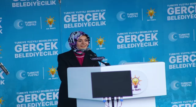 Aile ve Sosyal Hizmetler Bakanı Göktaş, AK Parti’nin Tekirdağ mitinginde konuştu: