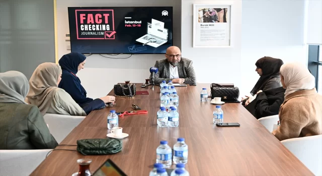 AA’nın Katar Haber Ajansına yönelik ”Teyit Haberciliği Eğitimi” başladı