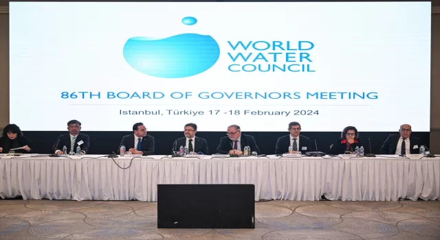 Tarım ve Orman Bakanı Yumaklı, Dünya Su Konseyi Guvernörler Toplantısı’nda konuştu: