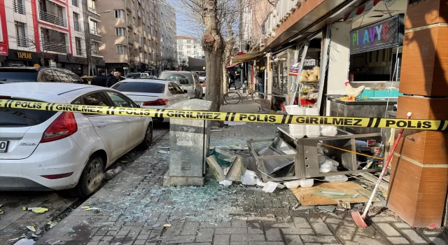Eskişehir’de bir iş yerinde patlama sonucu hasar oluştu
