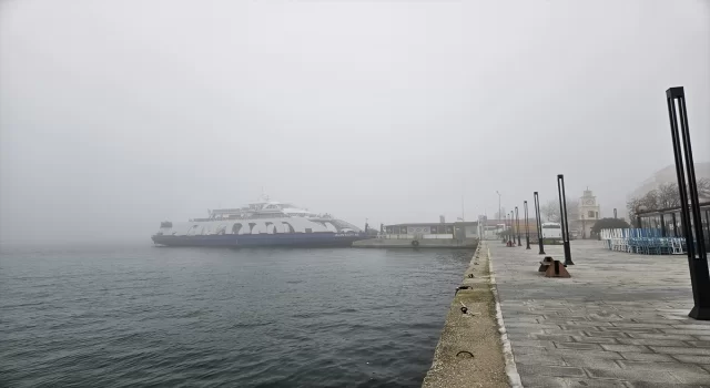 GÜNCELLEME Çanakkale Boğazı sis sebebiyle transit gemilere kapatıldı