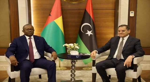 Libya Başbakanı ile Gine Bissau Cumhurbaşkanı ”Libya’daki seçimleri” görüştü