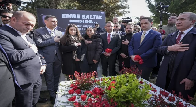 CHP Genel Başkanı Özel, Emre Saltık için düzenlenen anma törenine katıldı