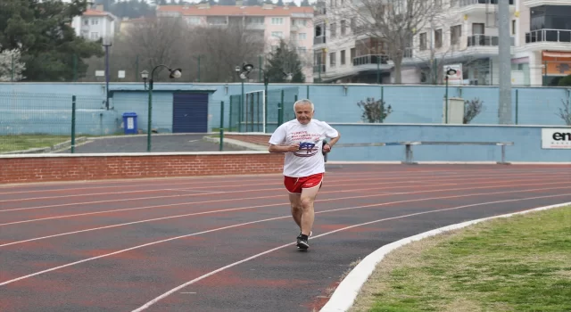Edirne’de yarım asırdır koşan master milli atlet Avrupa Şampiyonası’nda zirveyi hedefliyor