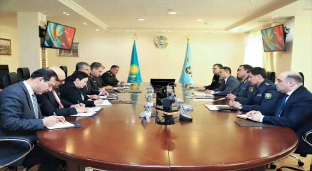 Kazakistan ve Türkiye, Hazar Denizi’nde güvenliğin sağlanması konusunda işbirliğini görüştü
