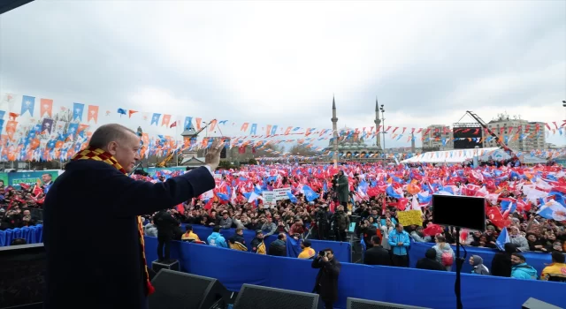 Cumhurbaşkanı ve AK Parti Genel Başkanı Erdoğan, Kayseri mitinginde konuştu: (2)