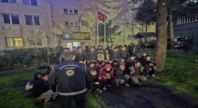 Bursa’da düzensiz göçmen operasyonunda 63 kişi yakalandı