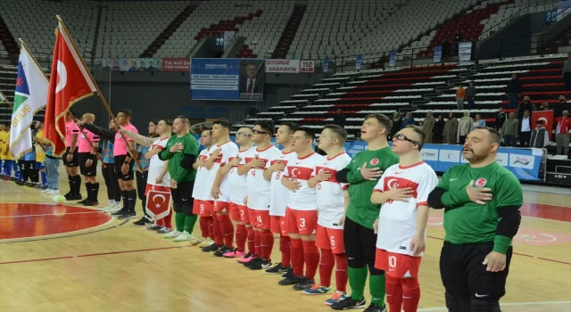 Down Sendromlu Futsal Milli Takımı, Trisome Oyunları’nda Brezilya’ya 52 yenildi