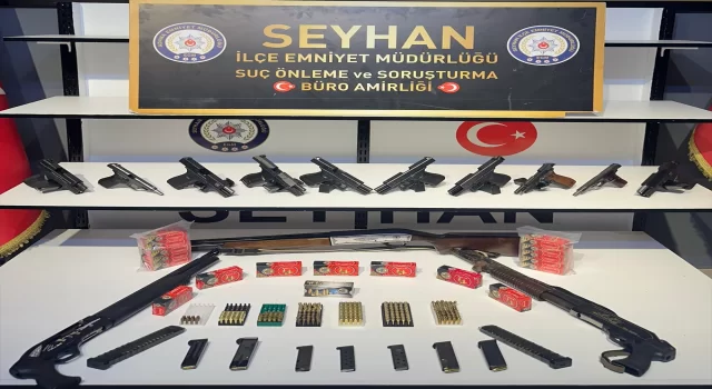 Adana’da 13 ruhsatsız silah ele geçirildi