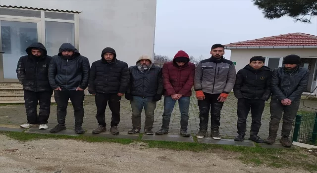 Edirne’de 8 düzensiz göçmen yakalandı