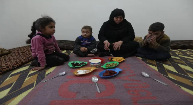 Suriye’de eşi ve 3 çocuğunu kaybeden acılı anne, bir ramazanı daha buruk geçiriyor