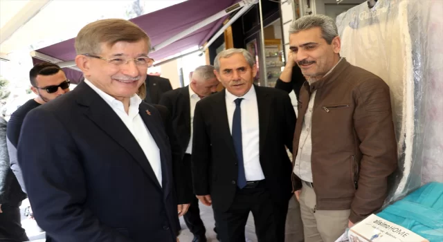 Gelecek Partisi Genel Başkanı Davutoğlu, seçim çalışmalarına Amasya’da devam etti