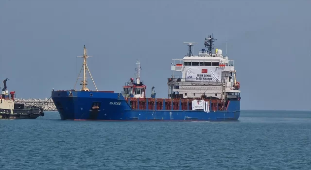 Türkiye’nin Gazze için hazırladığı 8’inci yardım gemisi ElAriş limanına ulaştı