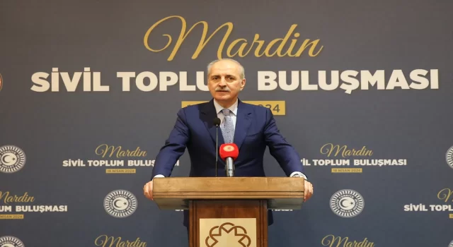 TBMM Başkanı Kurtulmuş, Mardin’de ”Sivil Toplum Buluşmaları Programı”nda konuştu:
