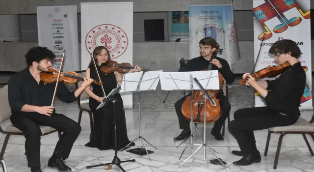 23. Afyonkarahisar Klasik Müzik Festivali’nde ”Suk Dörtlüsü Quartet” sahne aldı