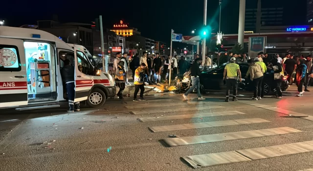 Elazığ’da iki otomobilin çarpıştığı kazada 1 kişi yaralandı