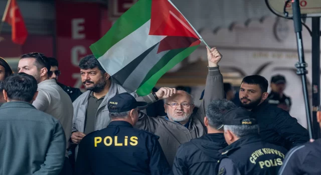 Almanya Cumhurbaşkanı Steinmeier, ülkesinin İsrail’e desteği sebebiyle Ankara’da protesto edildi
