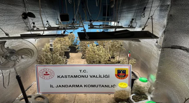Kastamonu’da çiftlik evlerinde iklimlendirme sistemiyle uyuşturucu üreten 4 sanık yakalandı